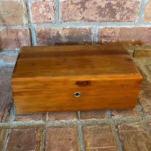 Vtg Lane presented by Sellman Furniture Mini Hinged Cedar Chest